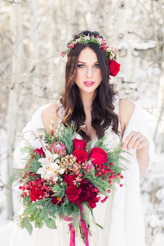  Snowy Winter Wedding Inspiration In Lake Tahoe