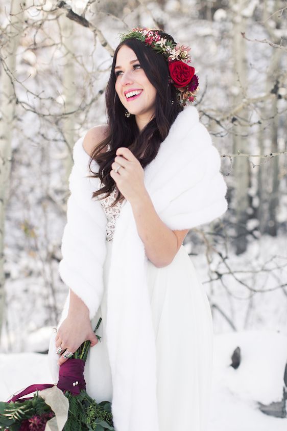  Snowy Winter Wedding Inspiration In Lake Tahoe