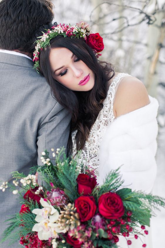  Snowy Winter Wedding Inspiration In Lake Tahoe