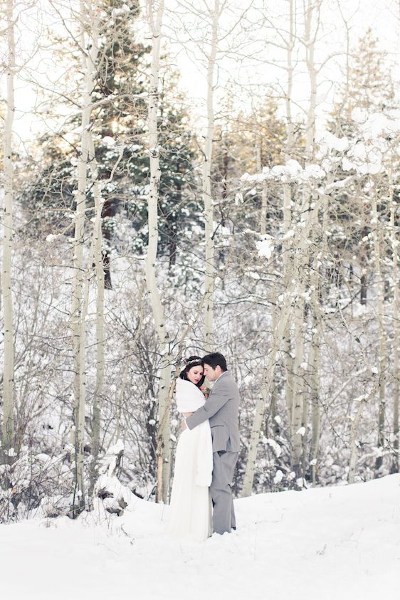  Snowy Winter Wedding Inspiration In Lake Tahoe