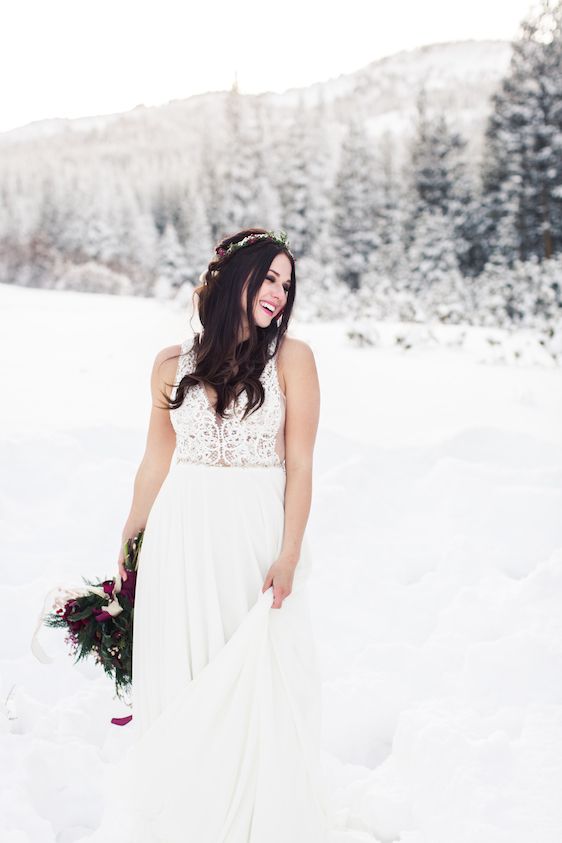  Snowy Winter Wedding Inspiration In Lake Tahoe