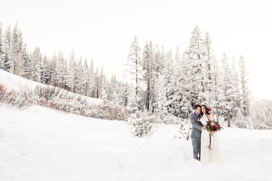  Snowy Winter Wedding Inspiration In Lake Tahoe