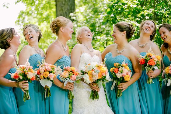  Real Wedding: Bright and Bold with Turquoise and Orange 