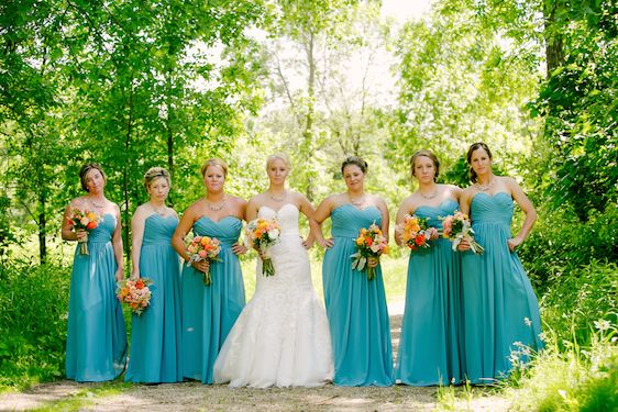  Real Wedding: Bright and Bold with Turquoise and Orange g