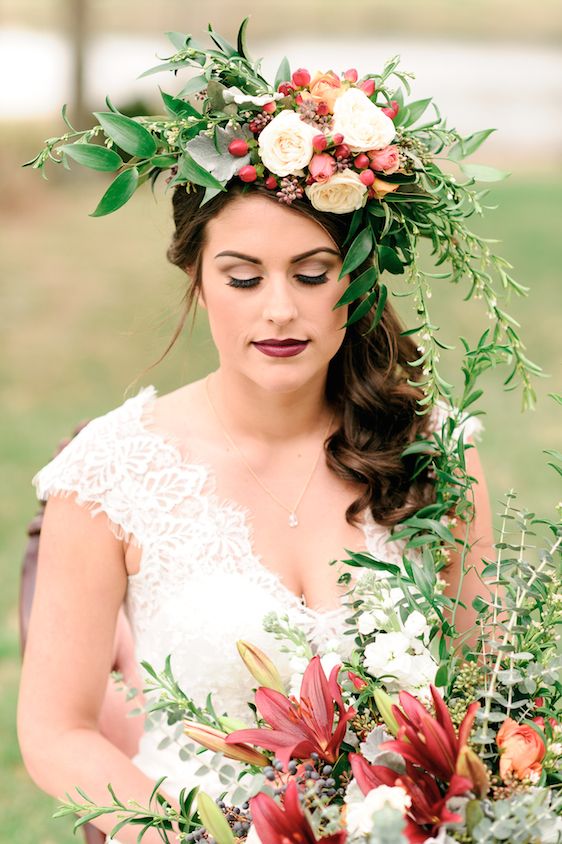 Marsala! Color of the Year: A Romantic Styled Shoot