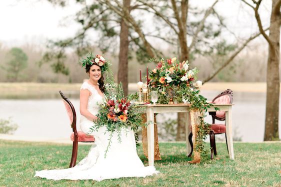 Marsala! Color of the Year: A Romantic Styled Shoot