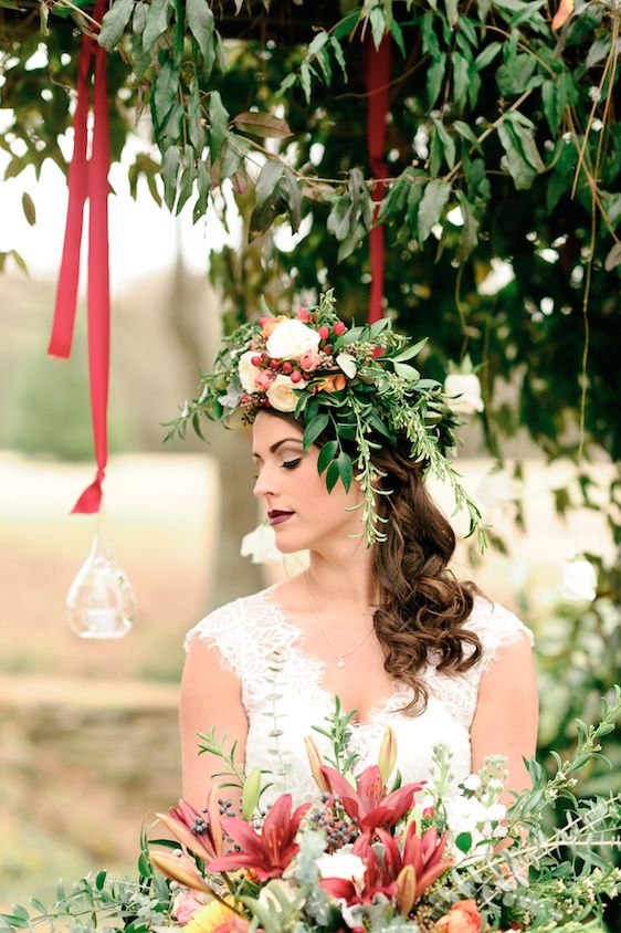 Marsala! Color of the Year: A Romantic Styled Shoot