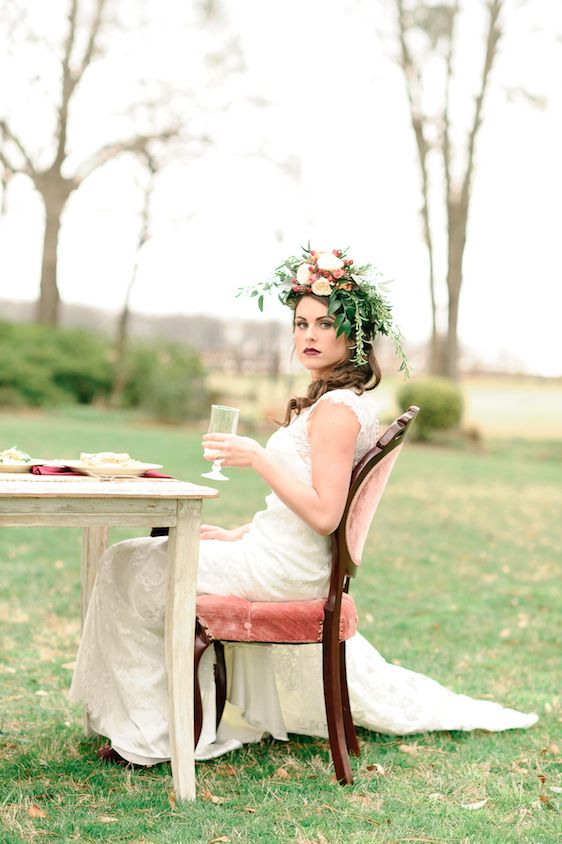 Marsala! Color of the Year: A Romantic Styled Shoot