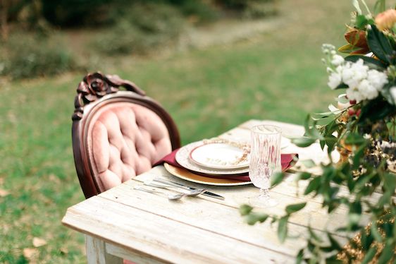 Marsala! Color of the Year: A Romantic Styled Shoot