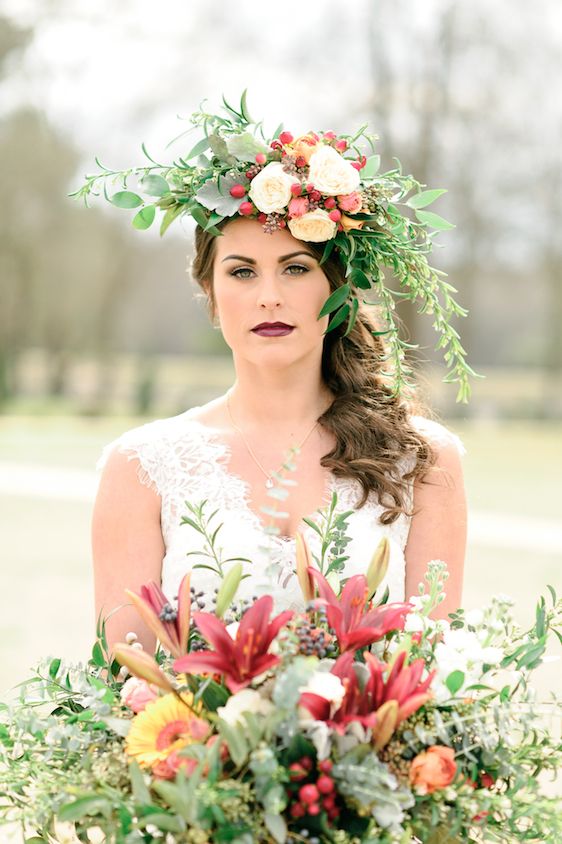 Marsala! Color of the Year: A Romantic Styled Shoot