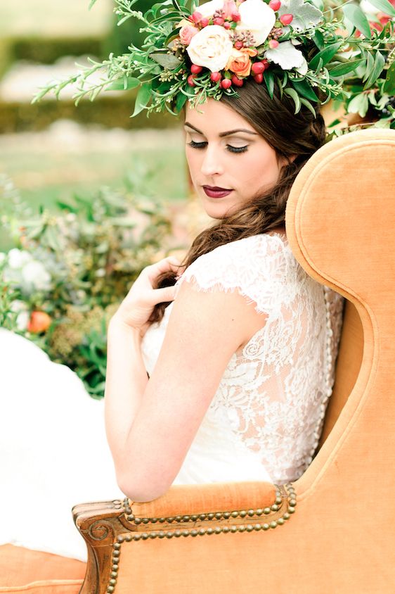 Marsala! Color of the Year: A Romantic Styled Shoot