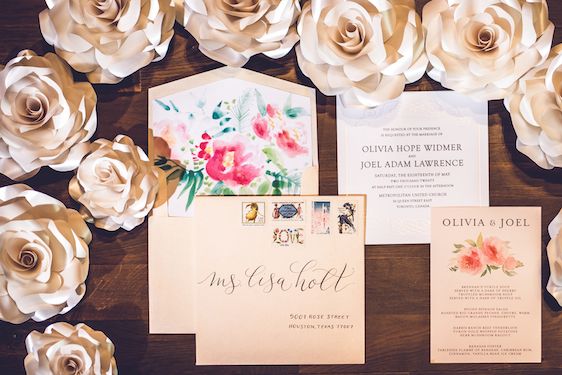 Handmade Paper Flower Wedding Inspiration