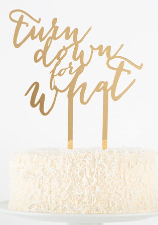 19 Wedding Cake Toppers + Festive Party Decor