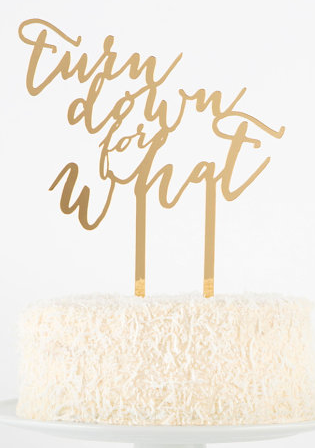 19 Wedding Cake Toppers + Festive Party Decor