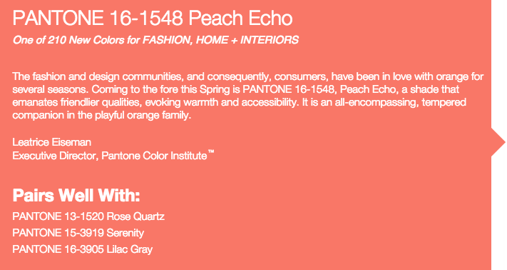 Top 10 Pantone Colors for Spring 2016