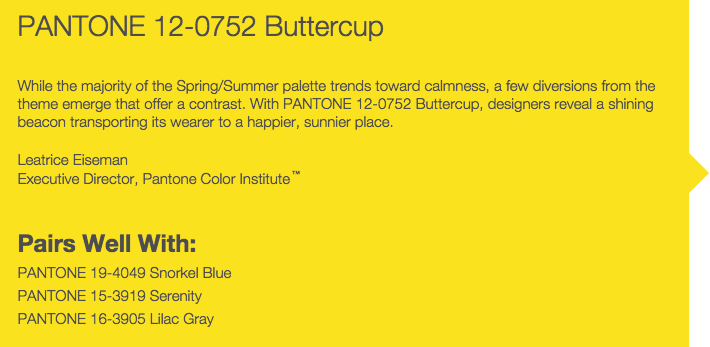 Top 10 Pantone Colors for Spring 2016