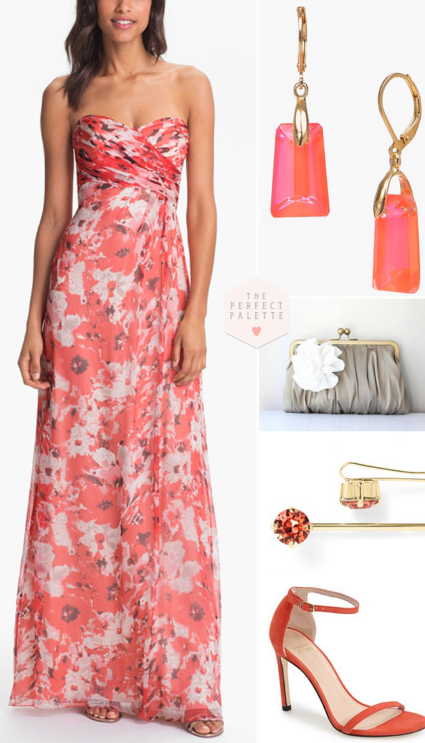 4 Bridesmaid Looks You'll Love: www.theperfectpalette.com -  Floral Prints!