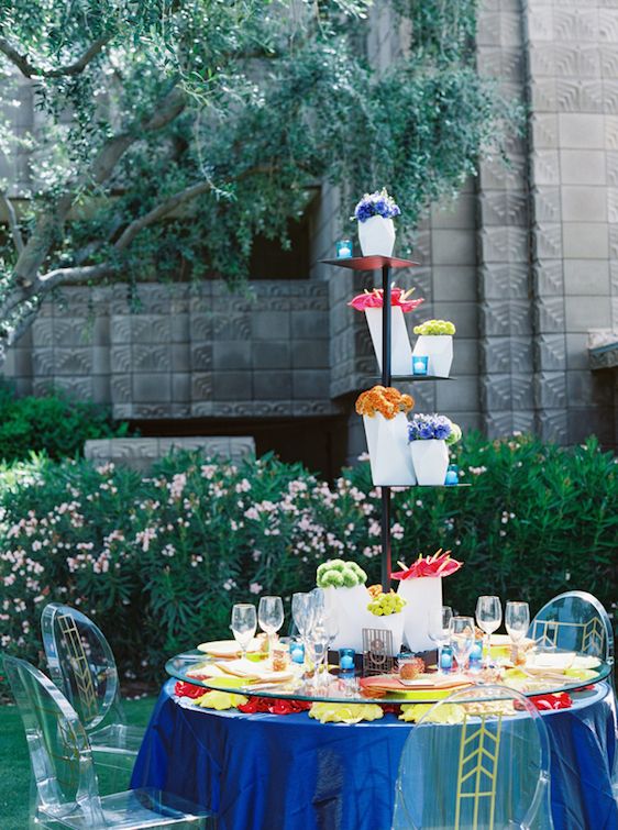 A Colorful Stained Glass Inspired Soirée