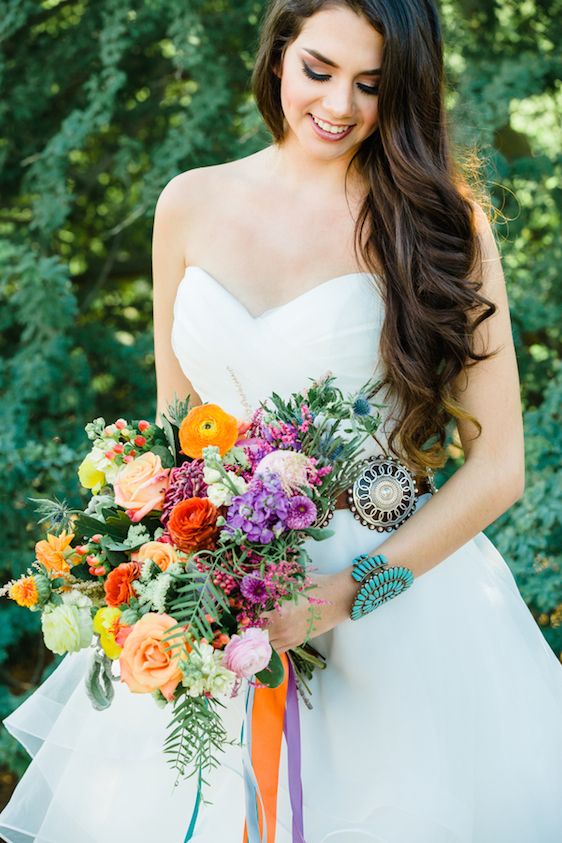 Southwestern Boho Styled Shoot with Pretty Pops of Color - www.theperfectpalette.com - Rachael Koscica Photography, Juli Vaughn Designs