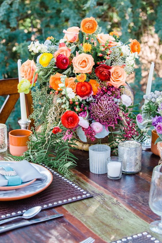 Southwestern Boho Styled Shoot with Pretty Pops of Color - www.theperfectpalette.com - Rachael Koscica Photography, Juli Vaughn Designs