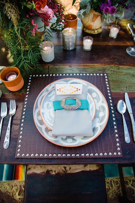 Southwestern Boho Styled Shoot with Pretty Pops of Color - www.theperfectpalette.com - Rachael Koscica Photography, Juli Vaughn Designs