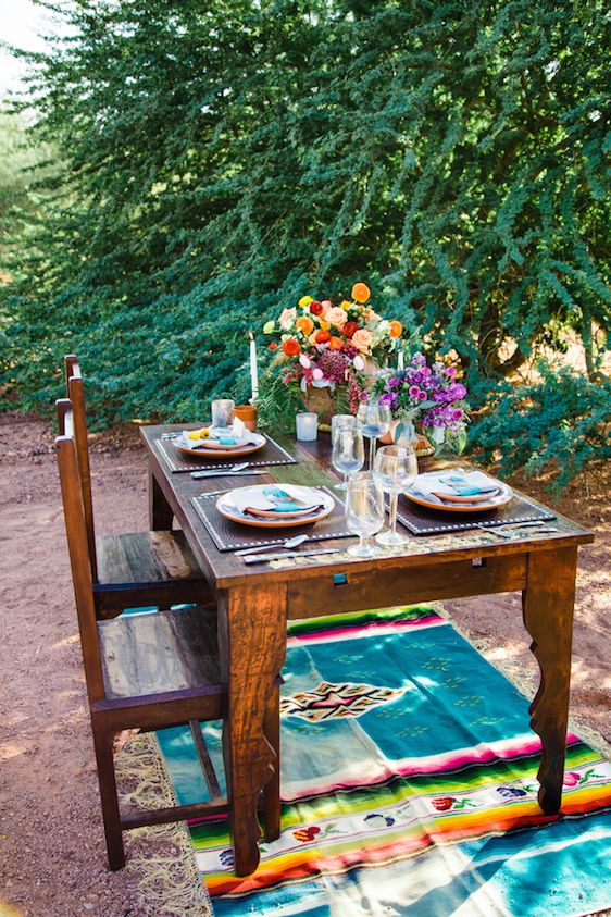 Southwestern Boho Styled Shoot with Pretty Pops of Color - www.theperfectpalette.com - Rachael Koscica Photography, Juli Vaughn Designs