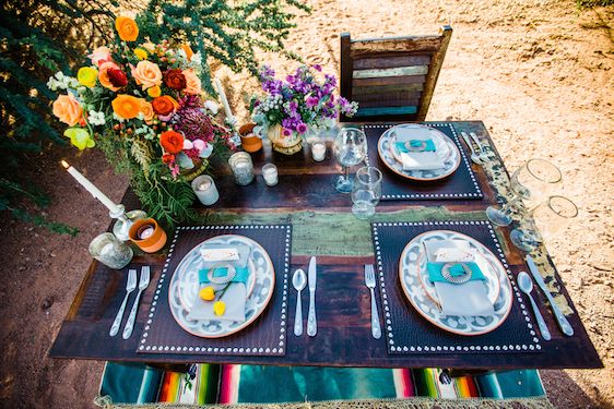 Southwestern Boho Styled Shoot with Pretty Pops of Color - www.theperfectpalette.com - Rachael Koscica Photography, Juli Vaughn Designs