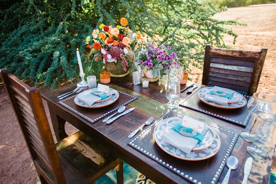 Southwestern Boho Styled Shoot with Pretty Pops of Color - www.theperfectpalette.com - Rachael Koscica Photography, Juli Vaughn Designs