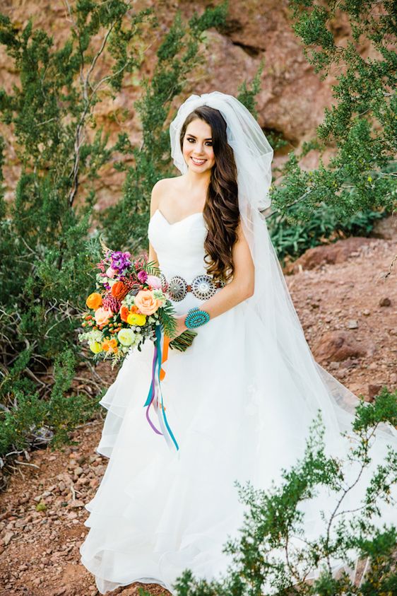 Southwestern Boho Styled Shoot with Pretty Pops of Color - www.theperfectpalette.com - Rachael Koscica Photography, Juli Vaughn Designs