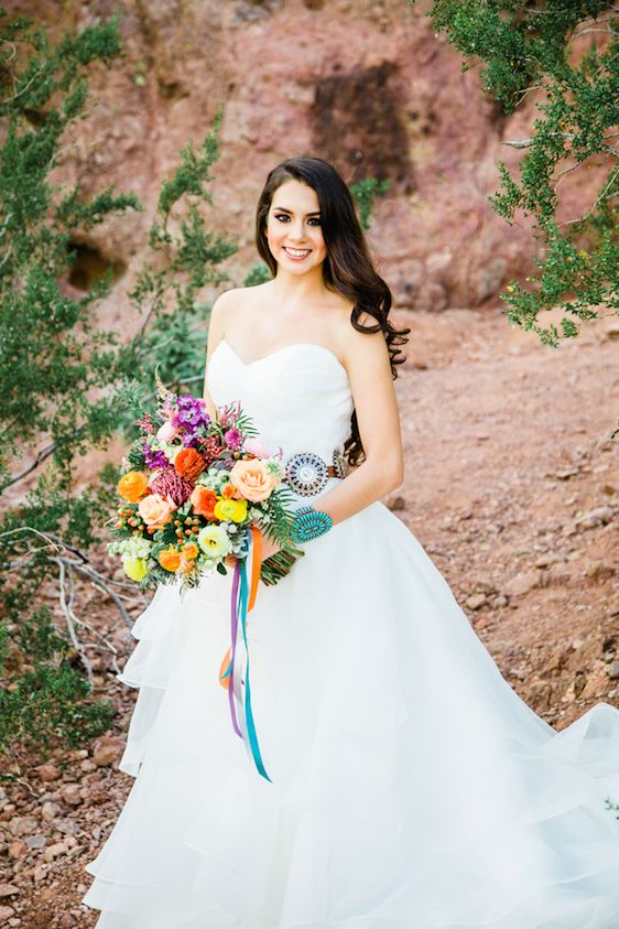 Southwestern Boho Styled Shoot with Pretty Pops of Color - www.theperfectpalette.com - Rachael Koscica Photography, Juli Vaughn Designs