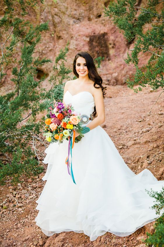 Southwestern Boho Styled Shoot with Pretty Pops of Color - www.theperfectpalette.com - Rachael Koscica Photography, Juli Vaughn Designs