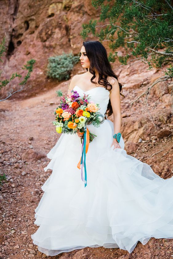 Southwestern Boho Styled Shoot with Pretty Pops of Color - www.theperfectpalette.com - Rachael Koscica Photography, Juli Vaughn Designs