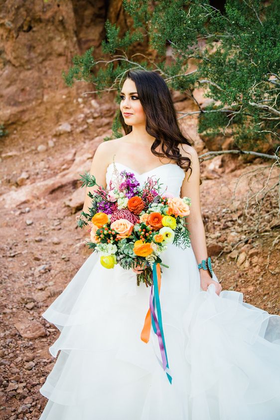 Southwestern Boho Styled Shoot with Pretty Pops of Color - www.theperfectpalette.com - Rachael Koscica Photography, Juli Vaughn Designs