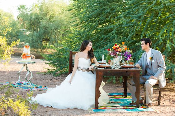 Southwestern Boho Styled Shoot with Pretty Pops of Color - www.theperfectpalette.com - Rachael Koscica Photography, Juli Vaughn Designs