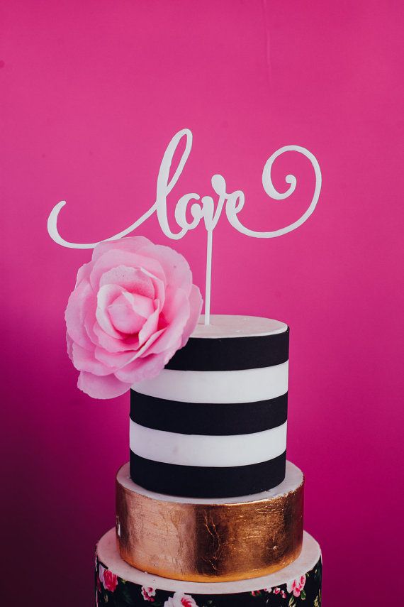 19 Wedding Cake Toppers + Festive Party Decor