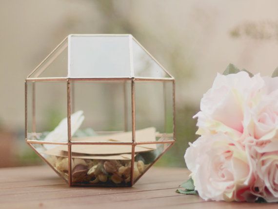 Handmade Geometric Terrariums by Waen - www.theperfectpalette.com - Wedding + Event Design