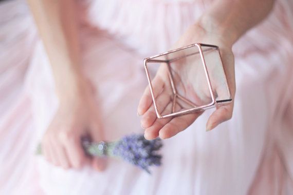 Handmade Geometric Terrariums by Waen - www.theperfectpalette.com - Wedding + Event Design