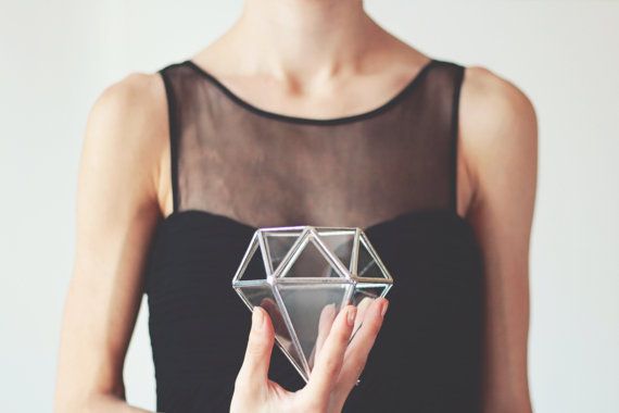 Handmade Geometric Terrariums by Waen - www.theperfectpalette.com - Wedding + Event Design