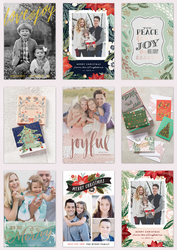 Enjoy 20% Off All Foil Pressed Holiday Cards at Minted! 