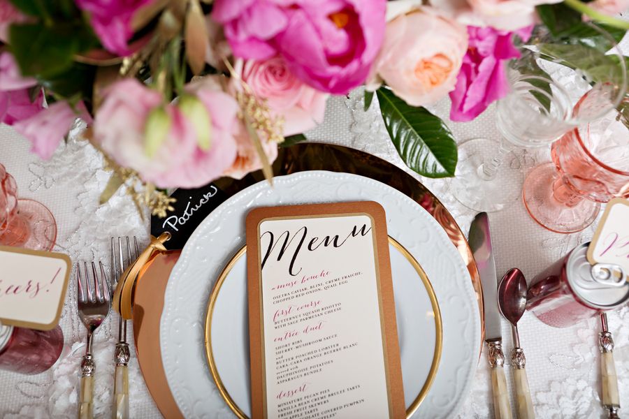 Pink Peony Filled Tabletop by Christine Janda Design + Events - www.theperfectpalette.com - Becky Brown Photography