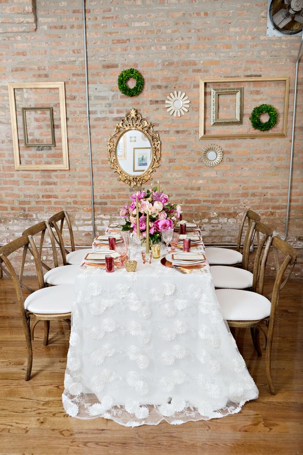 Pink Peony Filled Tabletop by Christine Janda Design + Events - www.theperfectpalette.com - Becky Brown Photography