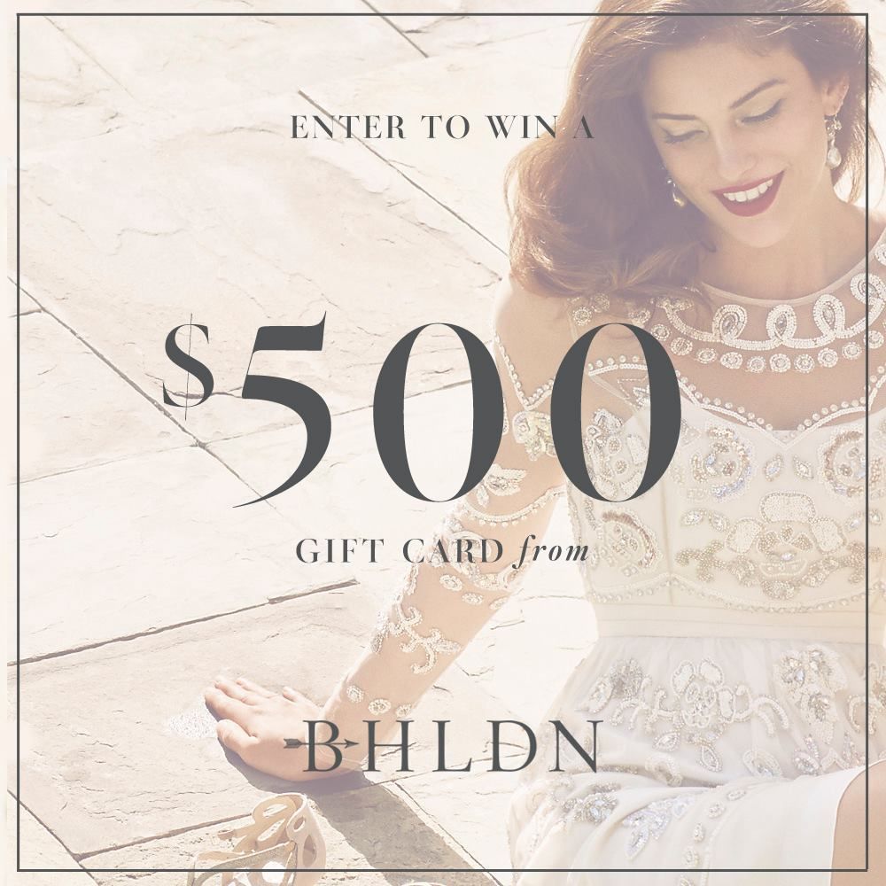BHLDN Giveaway! www.theperfectpalette.com - Win a $500 Gift Card!