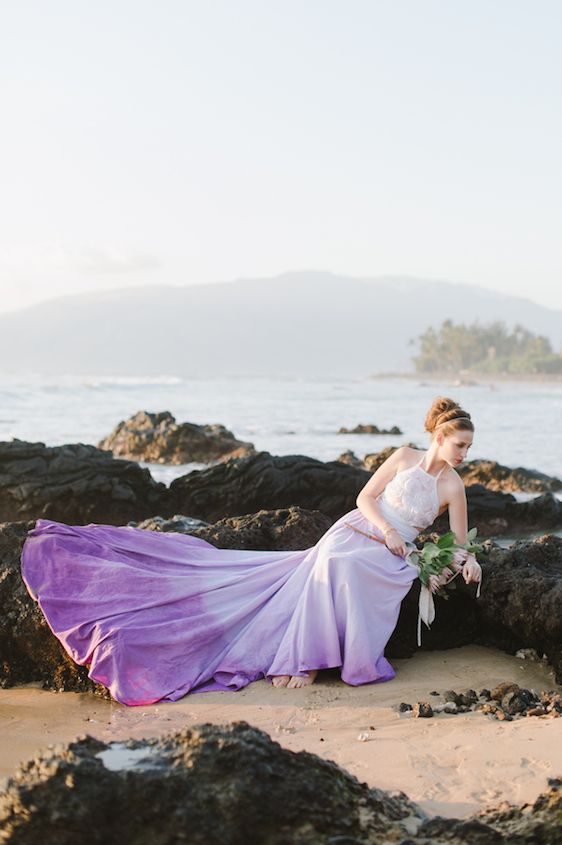 Ethereal Maui Wedding Inspiration - www.theperfectpalette.com - Natalie Franke Photography, Design and Styling by Opihi Love