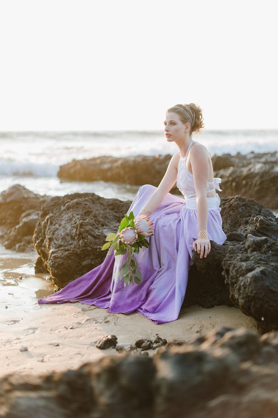 Ethereal Maui Wedding Inspiration - www.theperfectpalette.com - Natalie Franke Photography, Design and Styling by Opihi Love