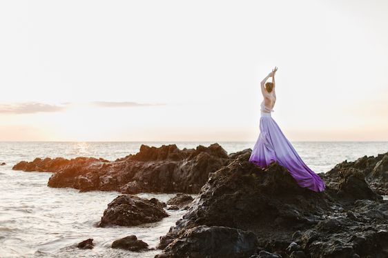 Ethereal Maui Wedding Inspiration - www.theperfectpalette.com - Natalie Franke Photography, Design and Styling by Opihi Love