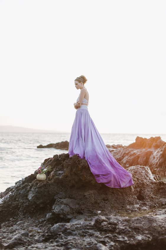 Ethereal Maui Wedding Inspiration - www.theperfectpalette.com - Natalie Franke Photography, Design and Styling by Opihi Love