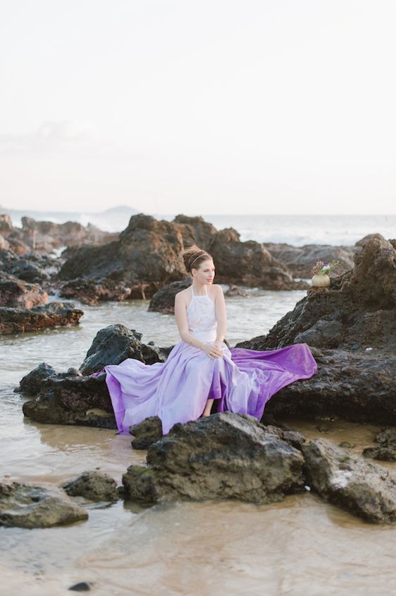 Ethereal Maui Wedding Inspiration - www.theperfectpalette.com - Natalie Franke Photography, Design and Styling by Opihi Love