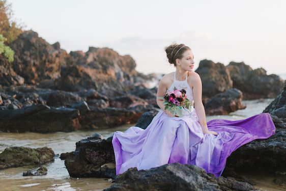 Ethereal Maui Wedding Inspiration - www.theperfectpalette.com - Natalie Franke Photography, Design and Styling by Opihi Love