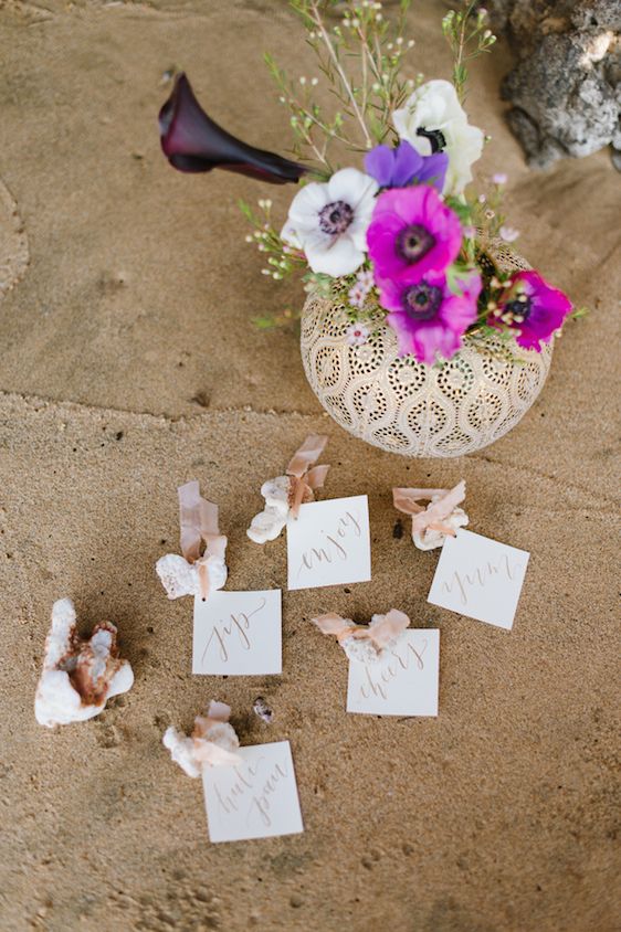 Ethereal Maui Wedding Inspiration - www.theperfectpalette.com - Natalie Franke Photography, Design and Styling by Opihi Love