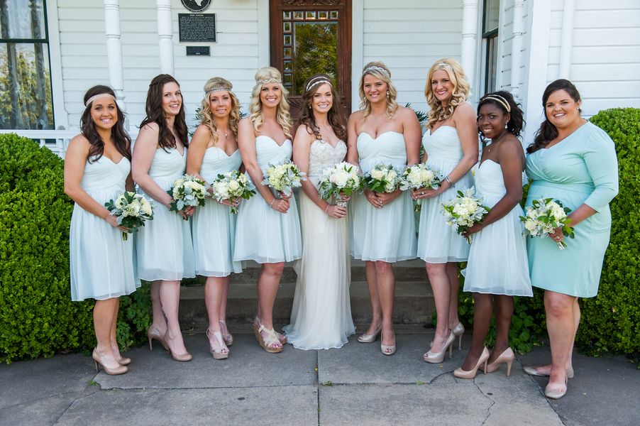 Mint Wedding at Barr Mansion | Shannon and Sean - www.theperfectpalette.com - Debra Gulbas Photography, Blackbird Floral